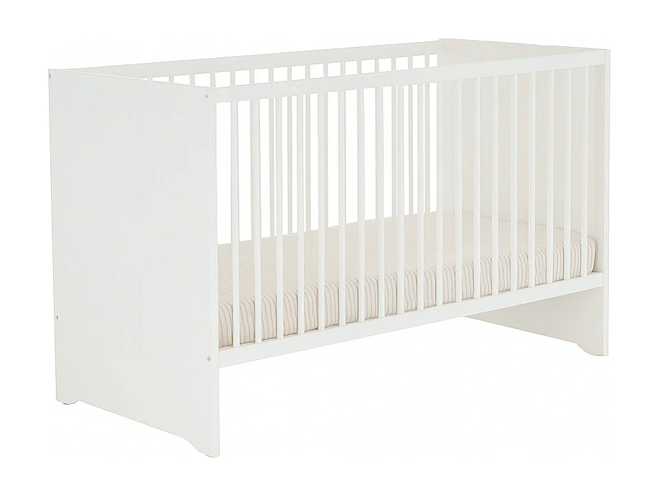 Conjunto de muebles para bebé con cuna 120x60?cm, cómoda con cambiador y armario de 2 puertas