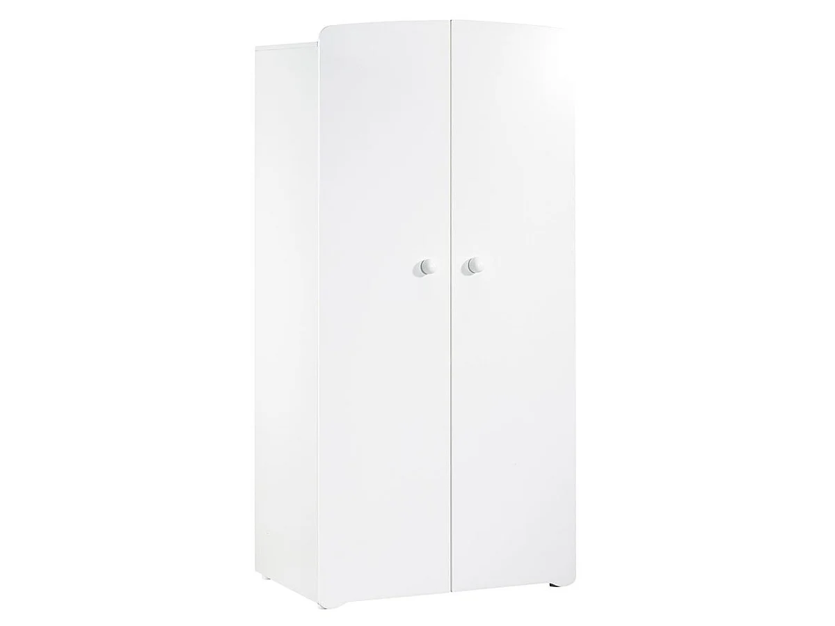 Conjunto de muebles para bebé con cuna 120x60?cm, cómoda con cambiador y armario de 2 puertas