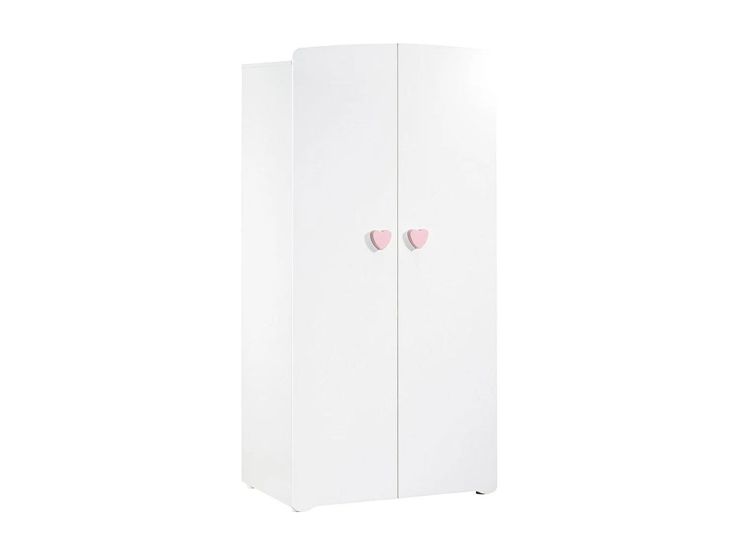 Chambre complète bébé avec lit 120x60cm, commode à langer et armoire 2 portes BASIC - BabyPrice