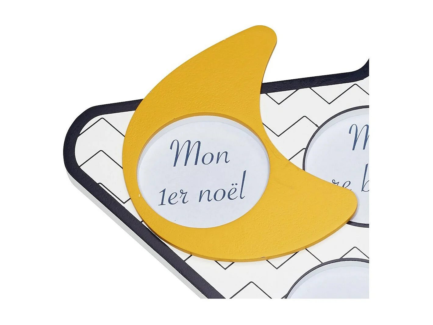 Pèle-mêle 12 photos en bois étoile HELLO - Sauthon