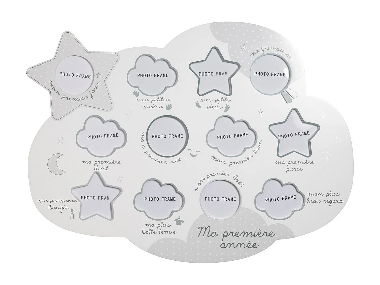 Pèle-mêle 12 photos nuage CELESTE - Sauthon