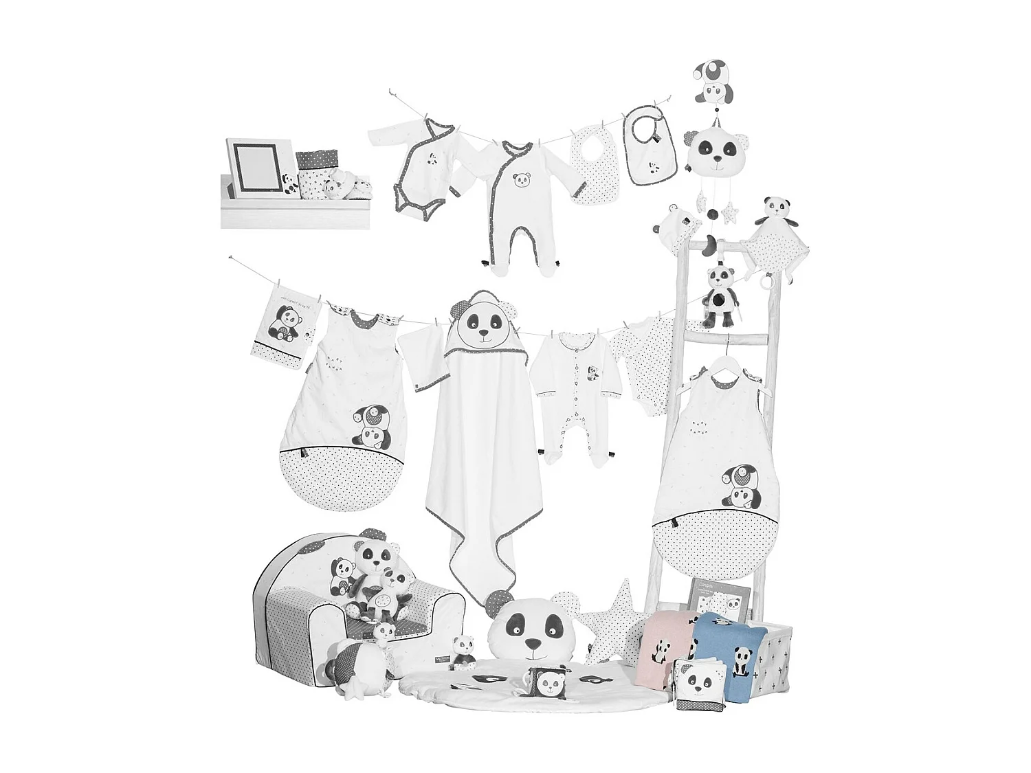 Cadre photo en bois blanc CHAO CHAO - Sauthon