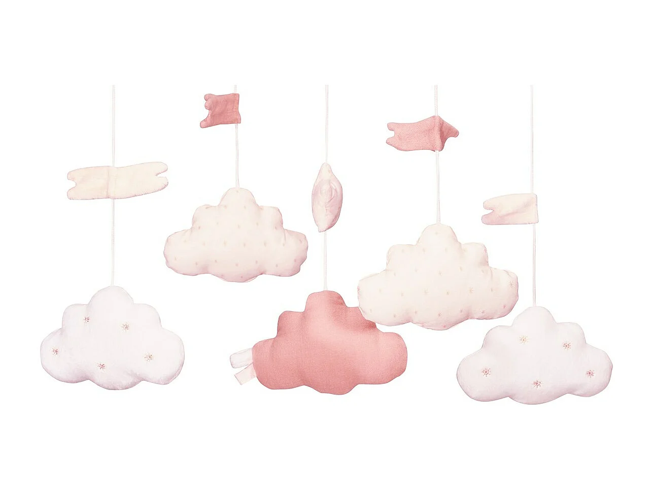 Móvil musical de terciopelo