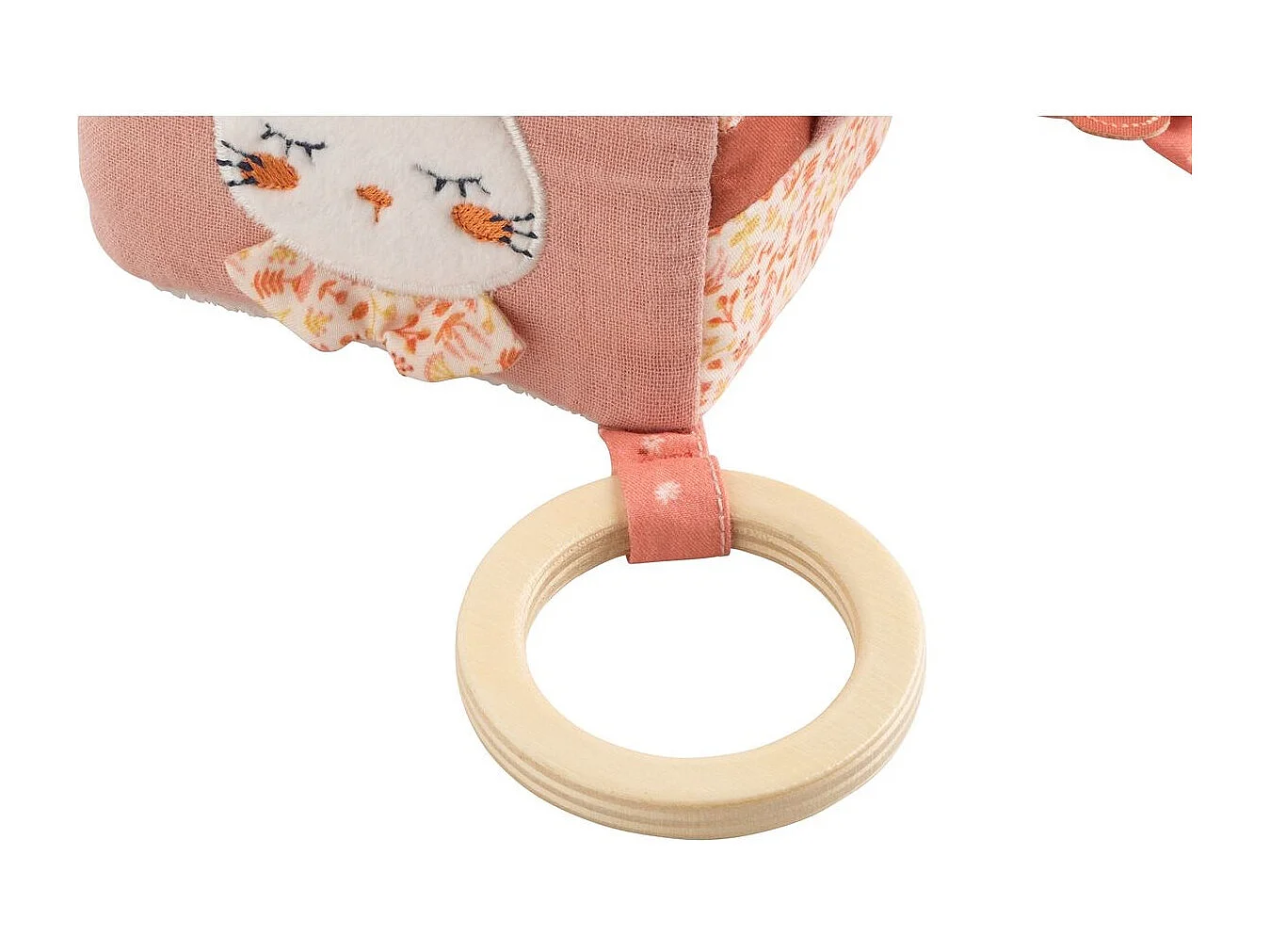 Cubo de actividades de algodón rosa