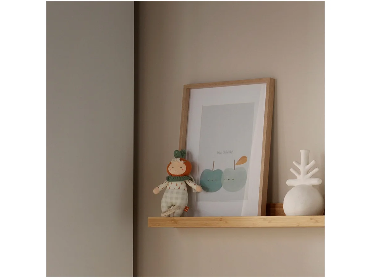 Peluche musical jardinero de algodón verde