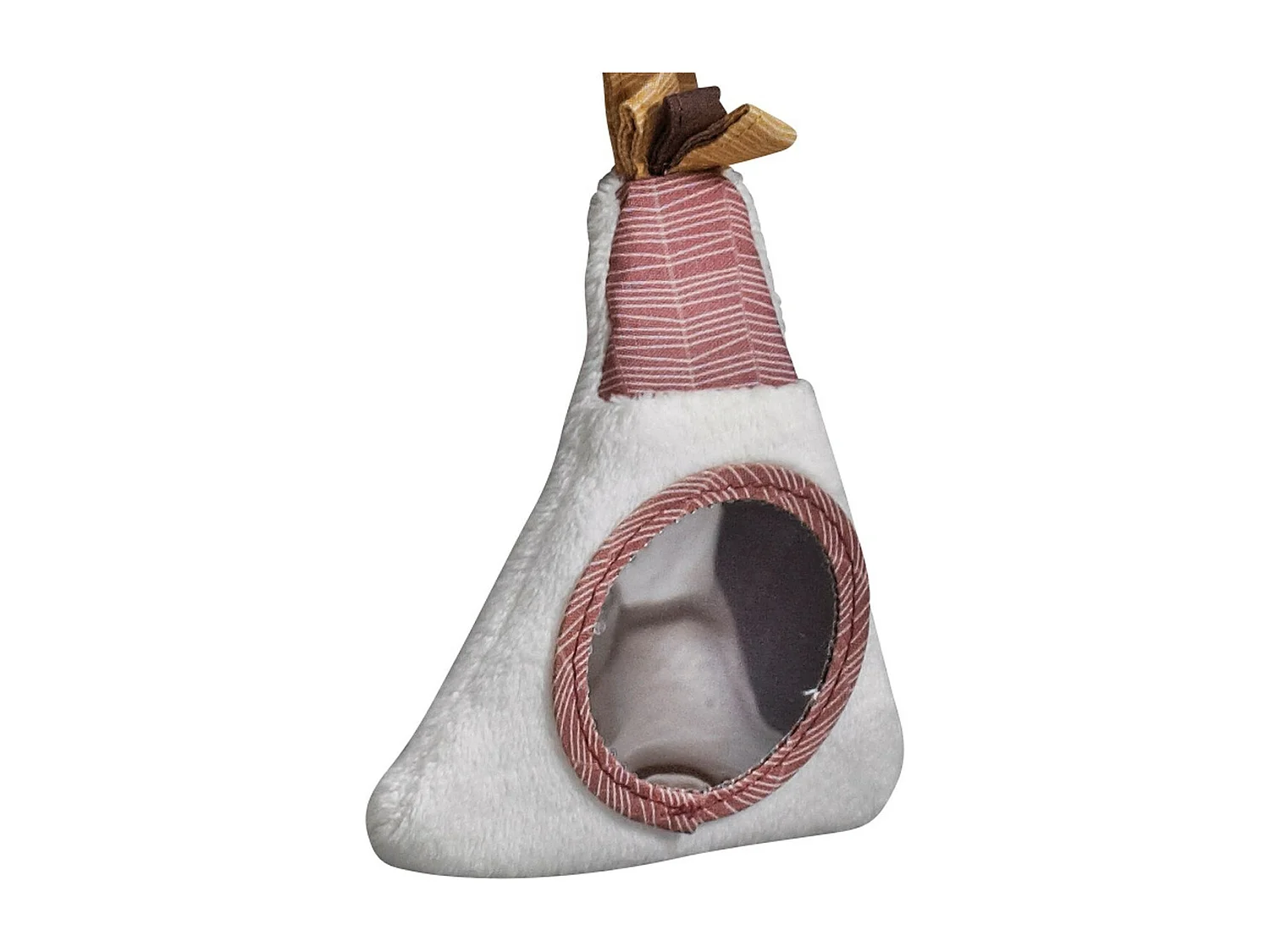 Spirale d'activités en velours beige TIMOUKI - Sauthon