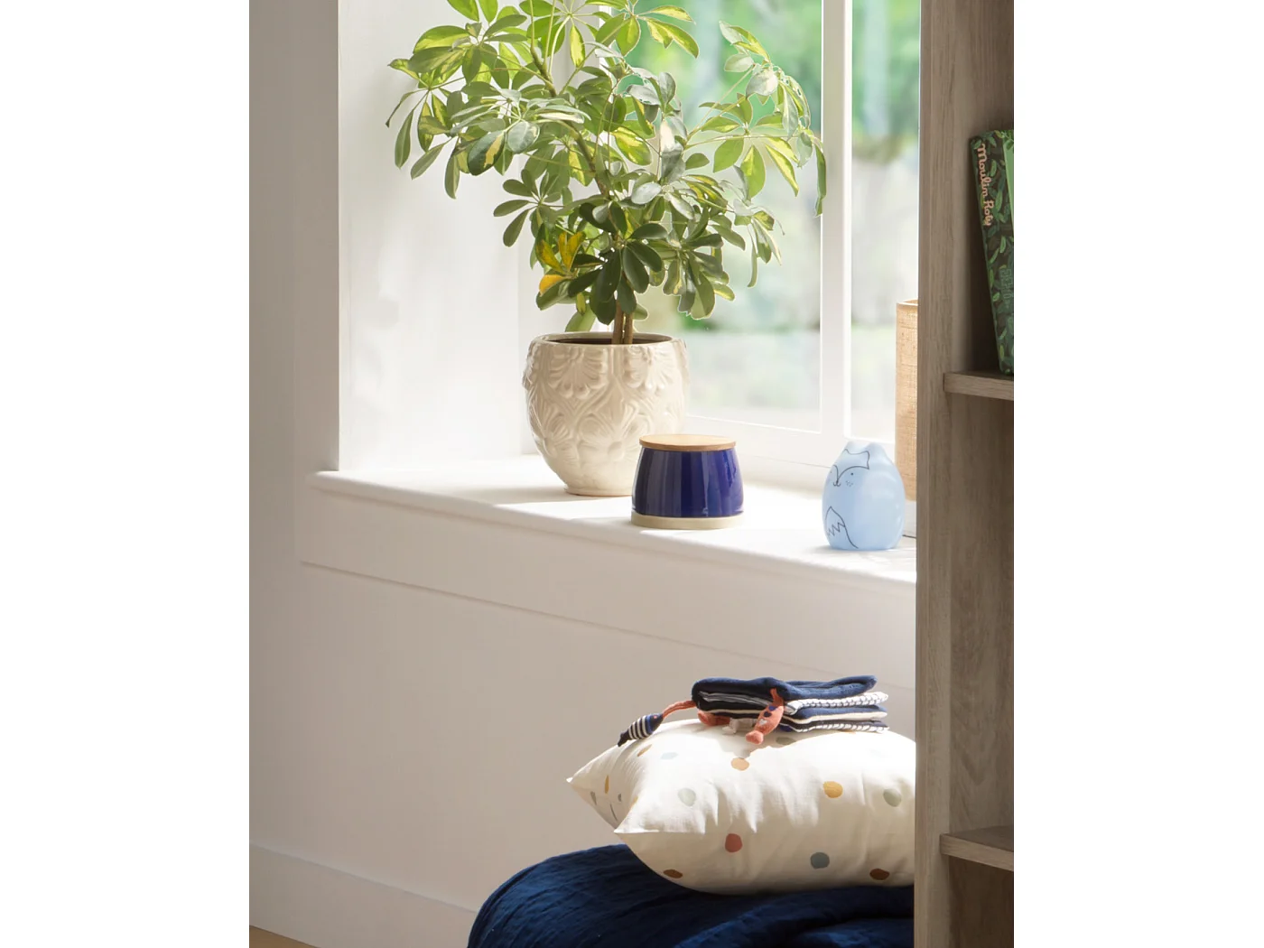 Libro de bebé marinero con detalle de pez