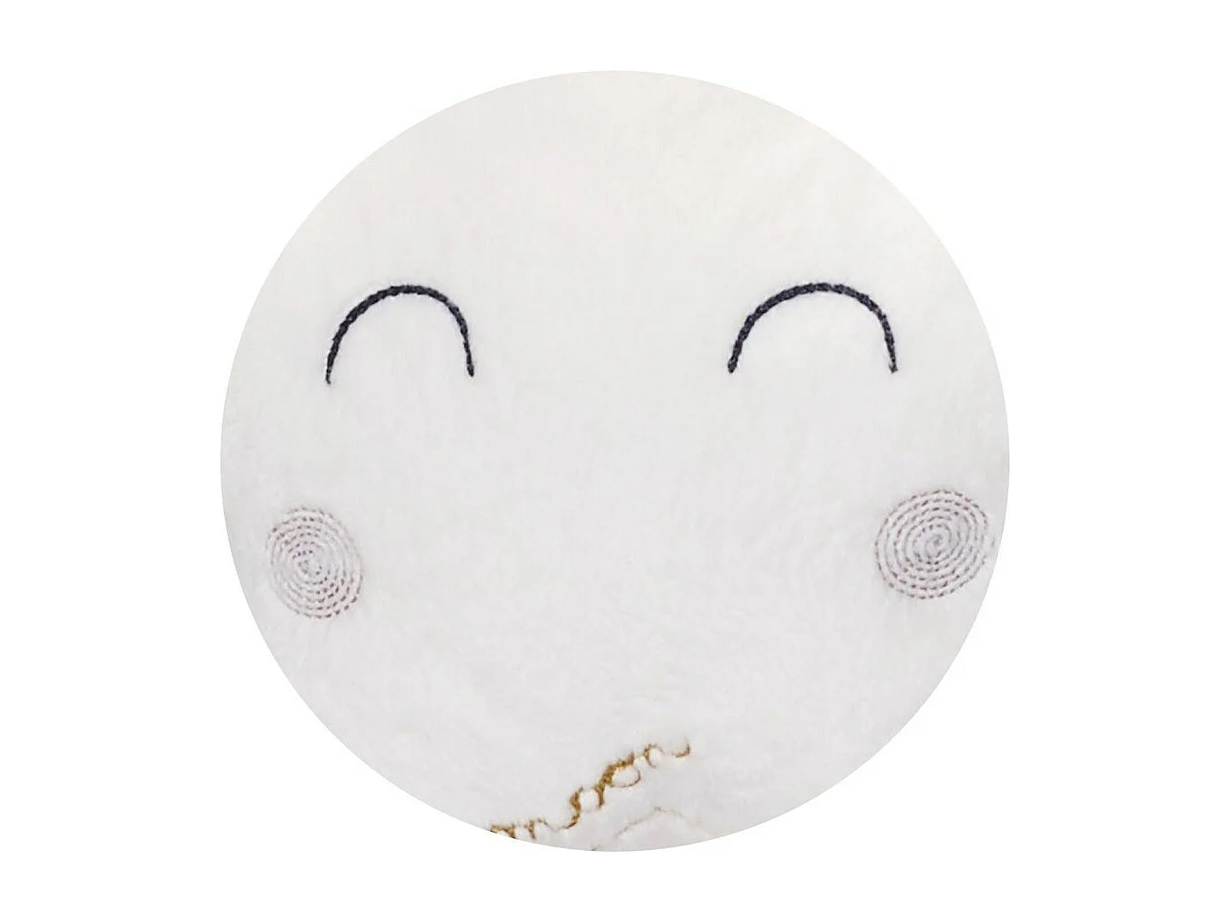 Jouet D'Activites Avec Pince en velours blanc HELLO - Sauthon