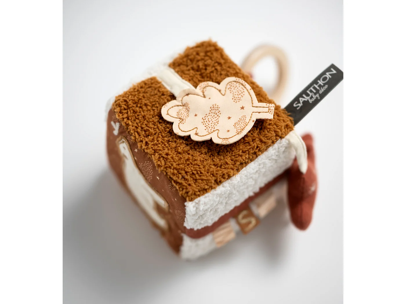 Cube d'activités ours en sherpa ORSINO - Sauthon