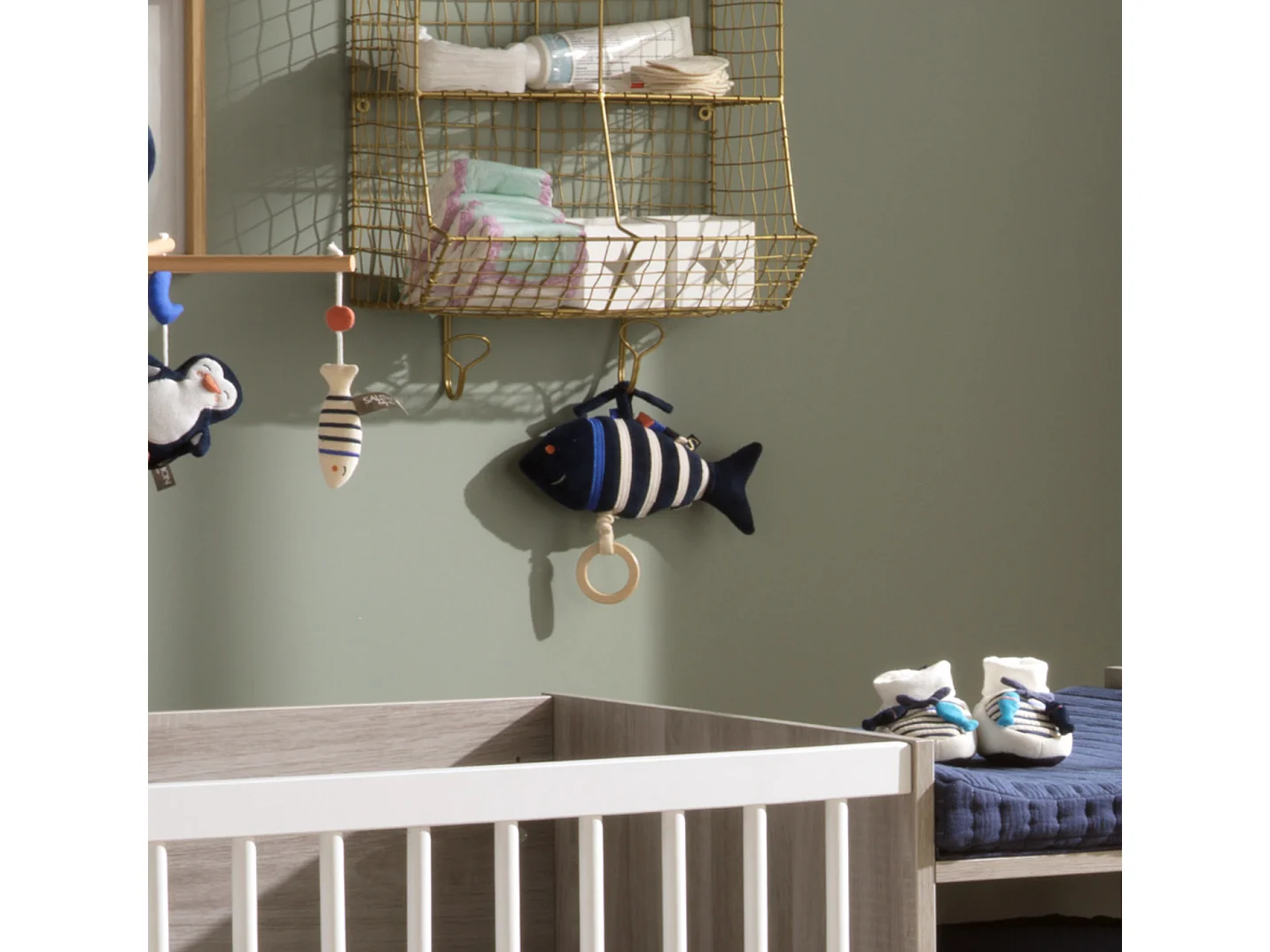 Mini pesce musicale in velluto