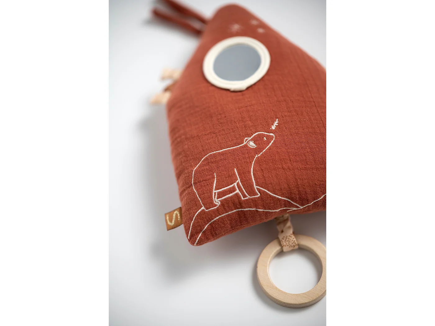 Peluche Mini Musical maison brodé ORSINO - Sauthon