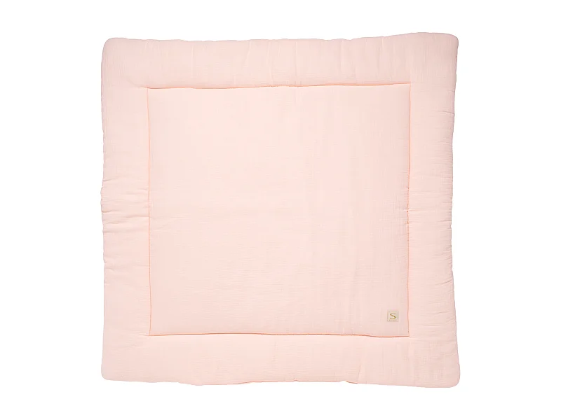 Grand tapis de jeu en double gaze de coton UNI PETALE - Sauthon