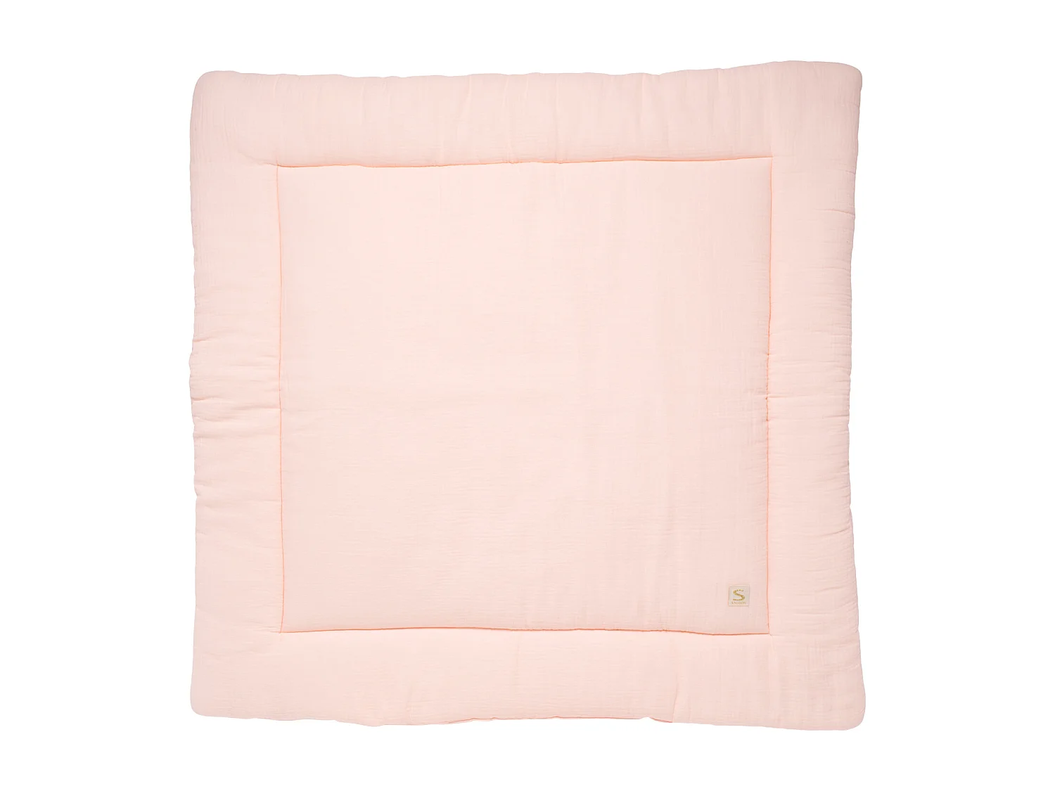 Grand tapis de jeu en double gaze de coton UNI PETALE - Sauthon