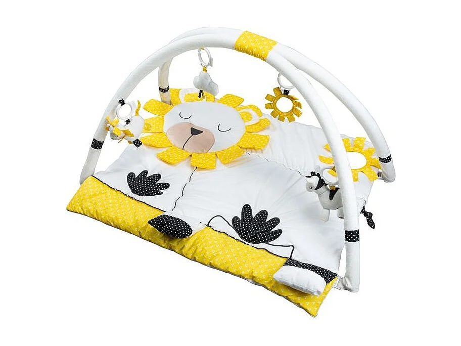 Alfombra de juego de terciopelo blanco