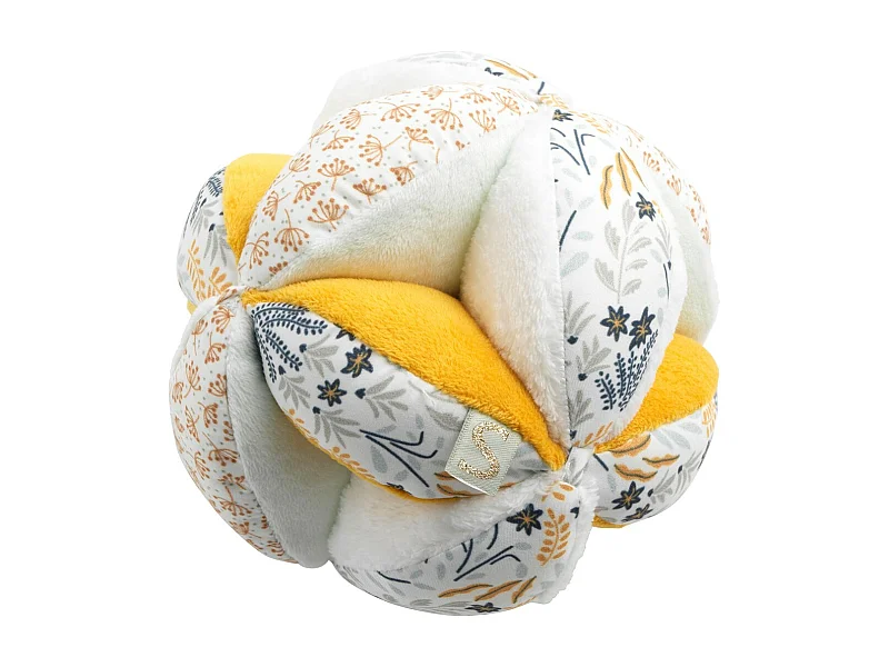 Bola sensorial de terciopelo verde lima