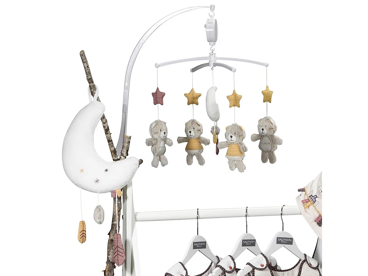 Mobile Musical en polyester beige TIMOUKI - Sauthon