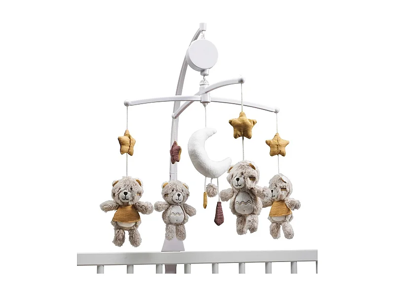 Giostrina musicale in poliestere beige