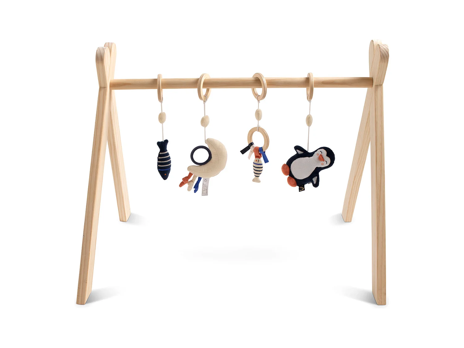 Arche d'éveil bois avec 4 jouets BABY SAILOR - Sauthon