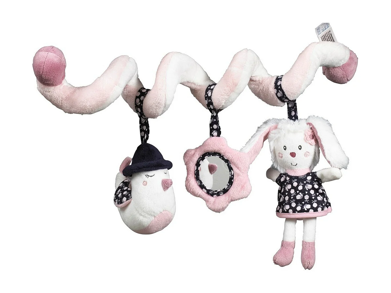 Espiral de actividades de terciopelo blanco