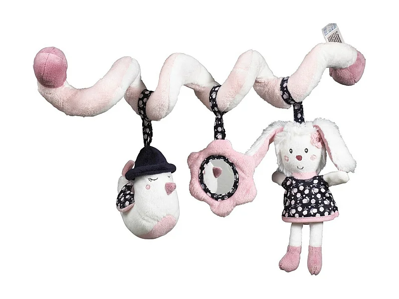 Espiral de actividades de terciopelo blanco