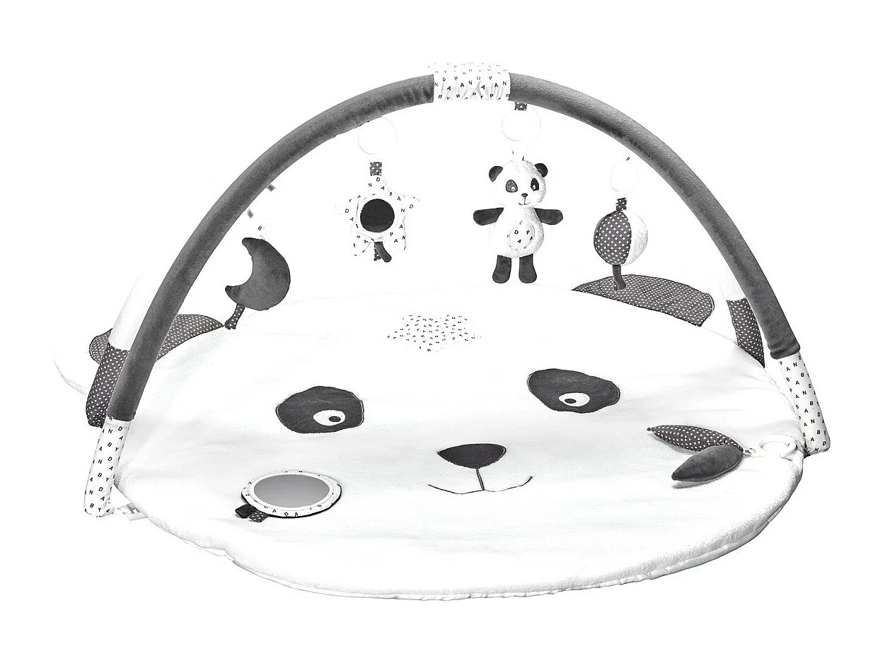 Tappeto da gioco in velluto bianco 100x80cm