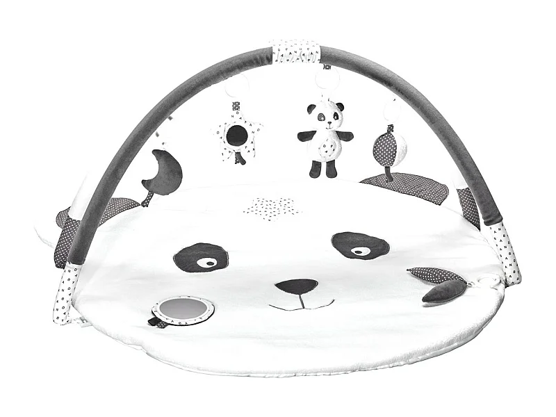 Tappeto da gioco in velluto bianco 100x80cm