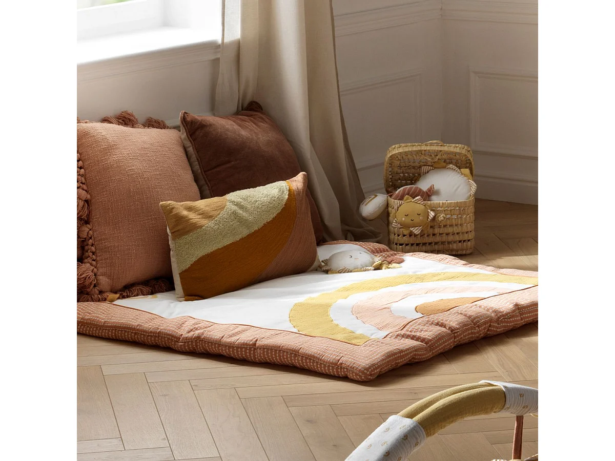 Alfombra grande de terciopelo 100x100cm