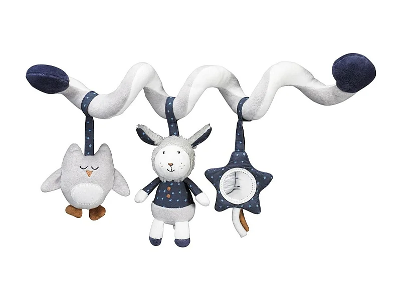 Espiral de actividades de terciopelo blanco