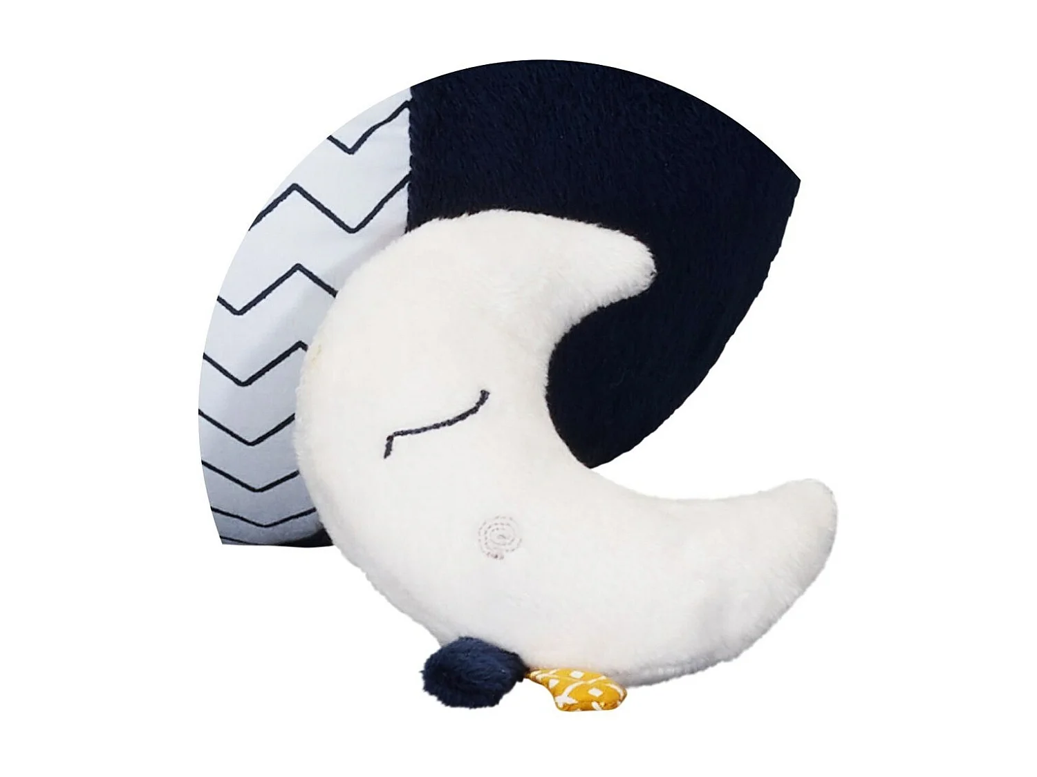 Pelota de actividades de terciopelo blanco