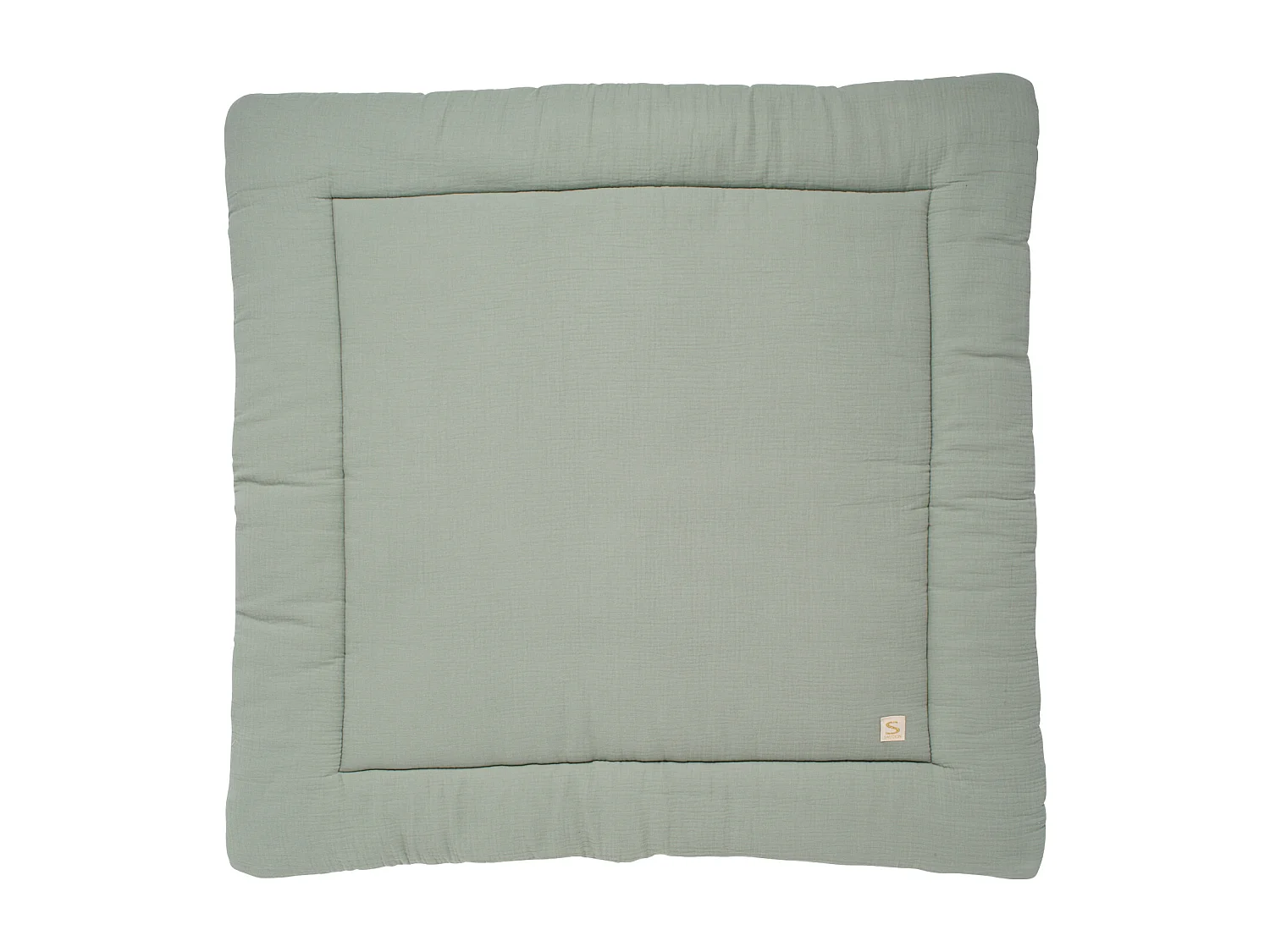 Grand tapis de jeu en double gaze de coton UNI SAUGE - Sauthon
