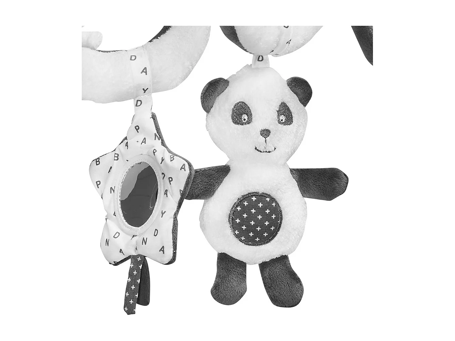 Spirale attività in velluto grigio