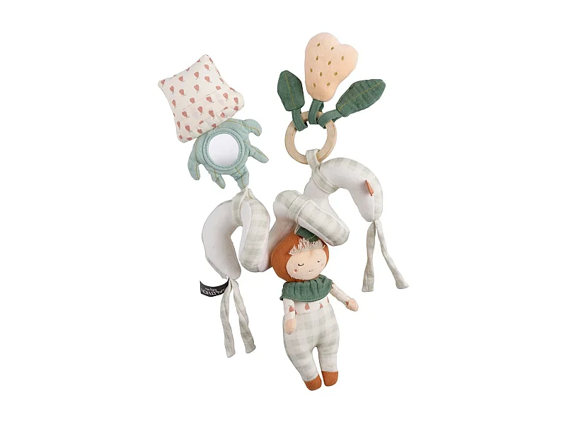 Espiral de actividades de terciopelo blanco