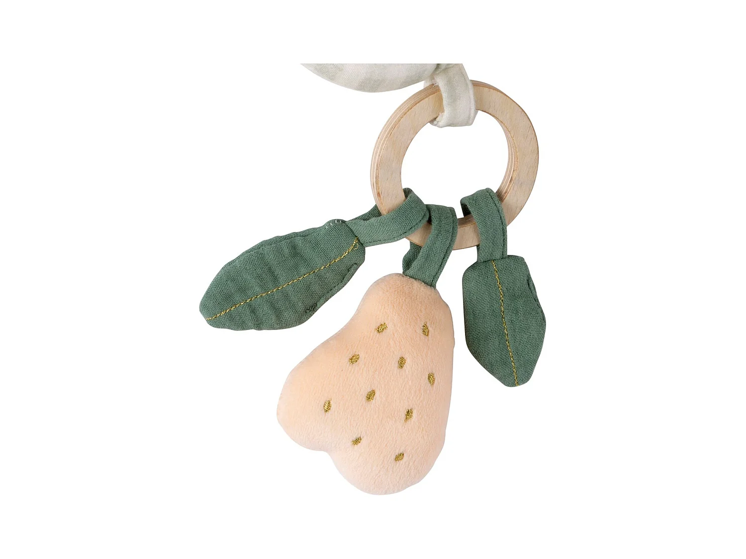 Spirale d'activités en velours blanc BOTANICA - Sauthon