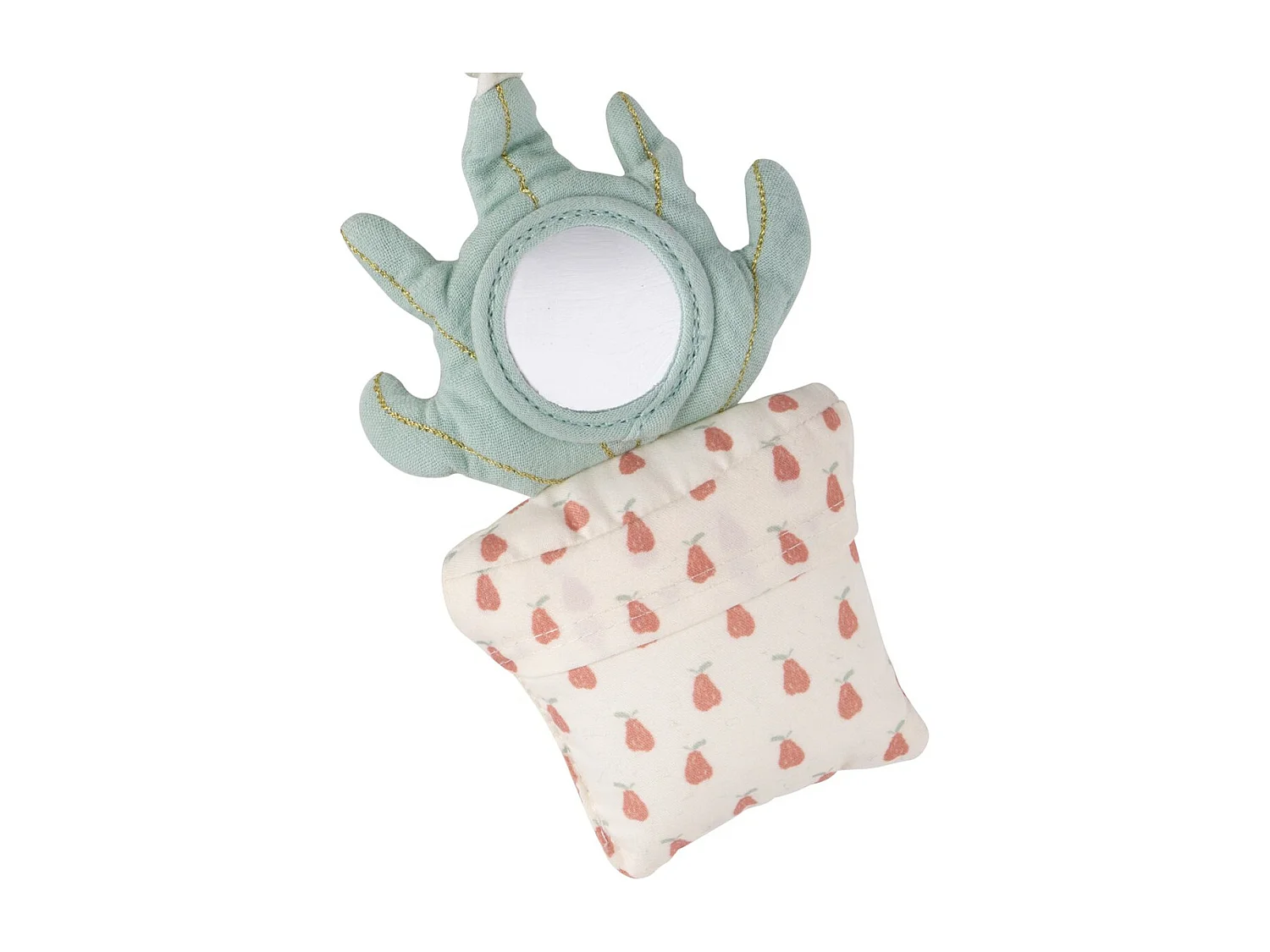 Spirale d'activités en velours blanc BOTANICA - Sauthon