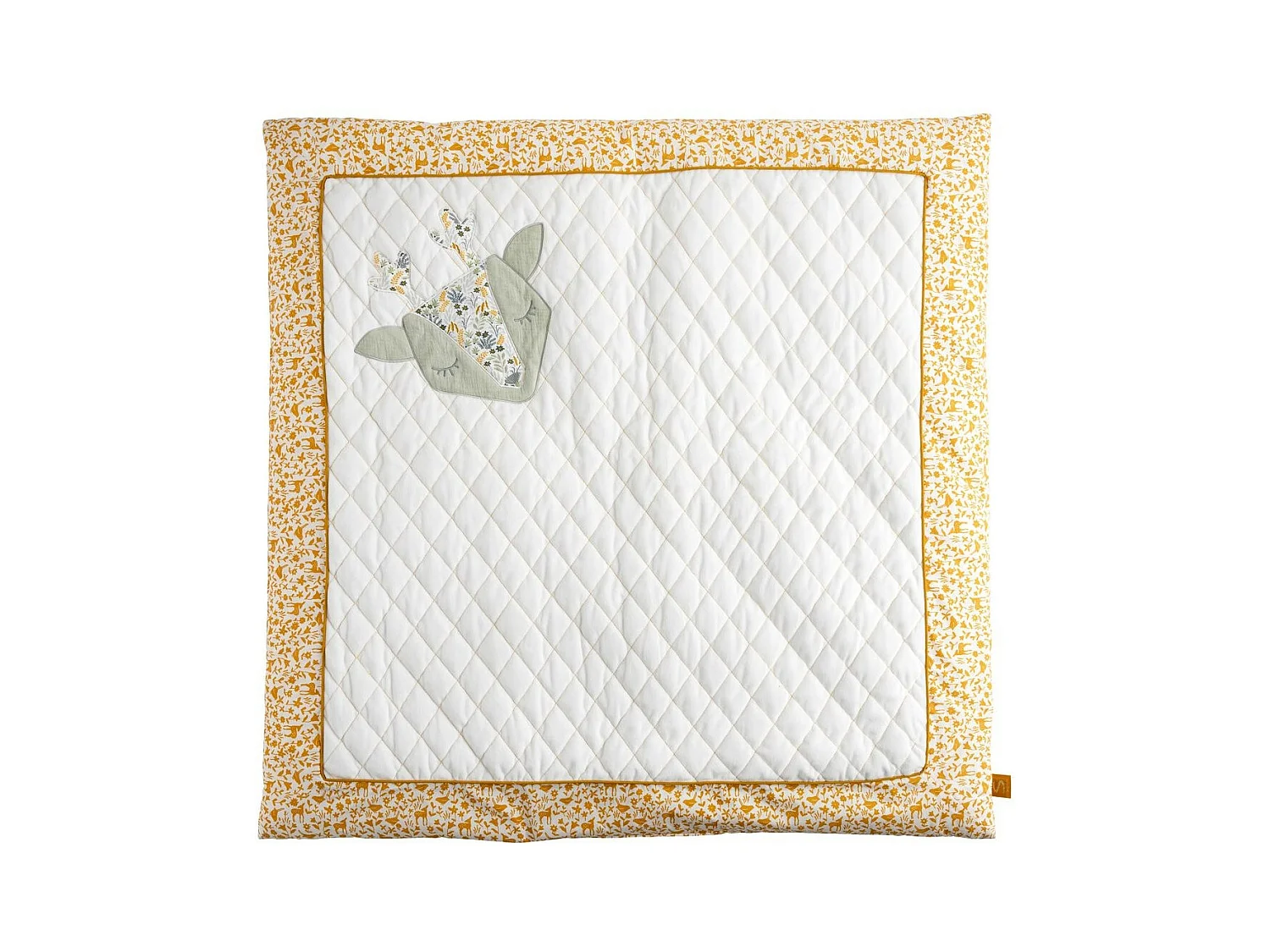 Tappeto grande 100x100 cm in cotone bianco