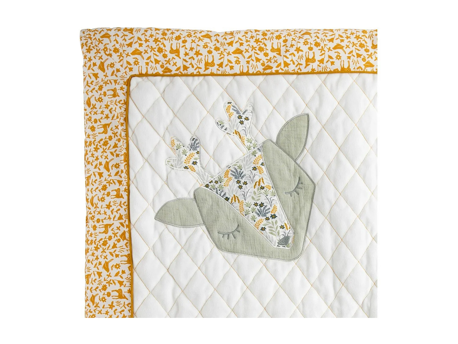 Alfombra grande de algodón blanco 100x100 cm