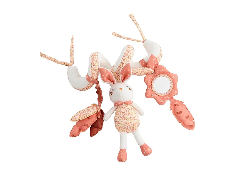 Espiral de actividades de terciopelo blanco