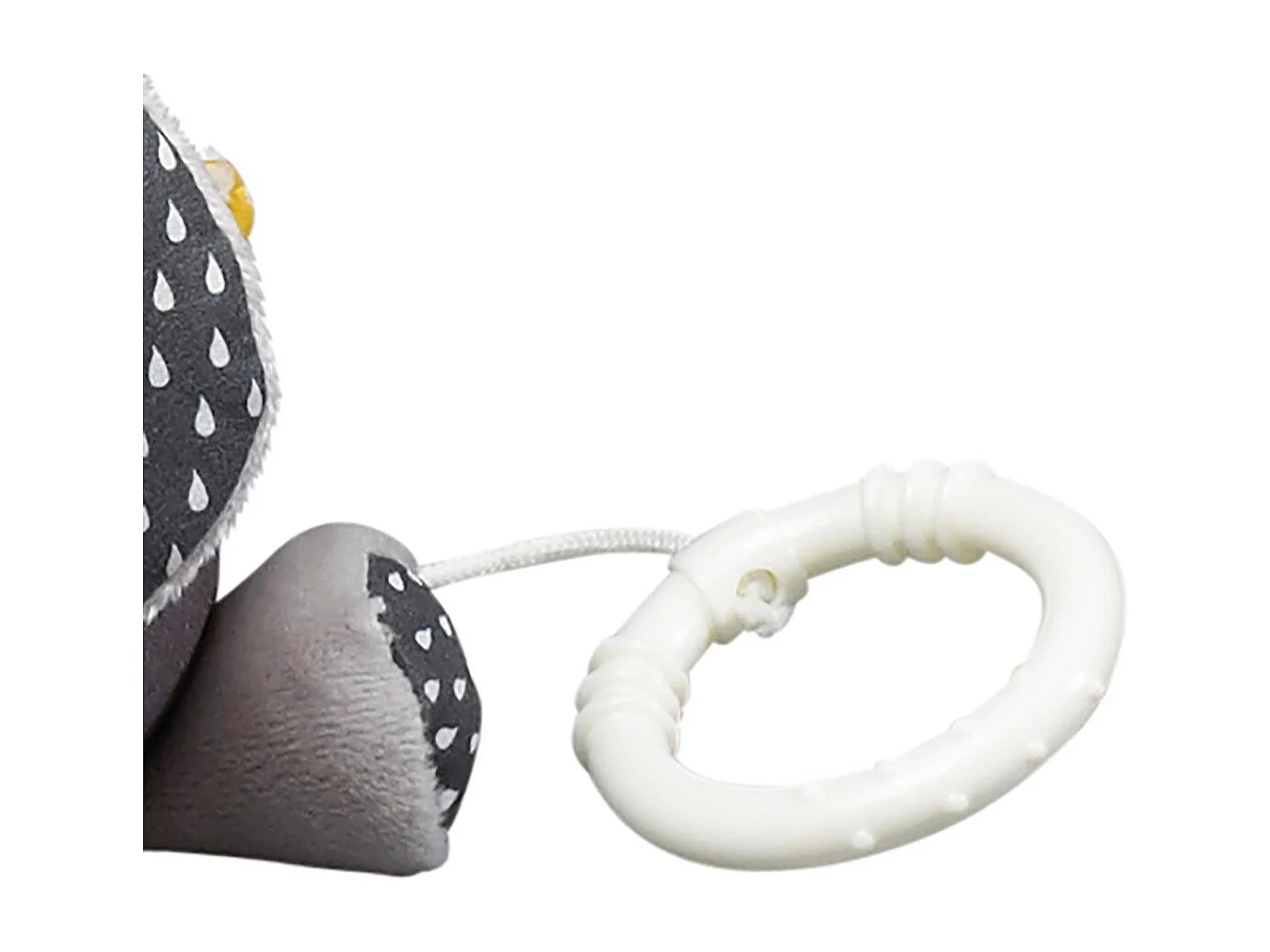 Peluche Mini Musical Eléphant en velours gris BABYFAN - Sauthon