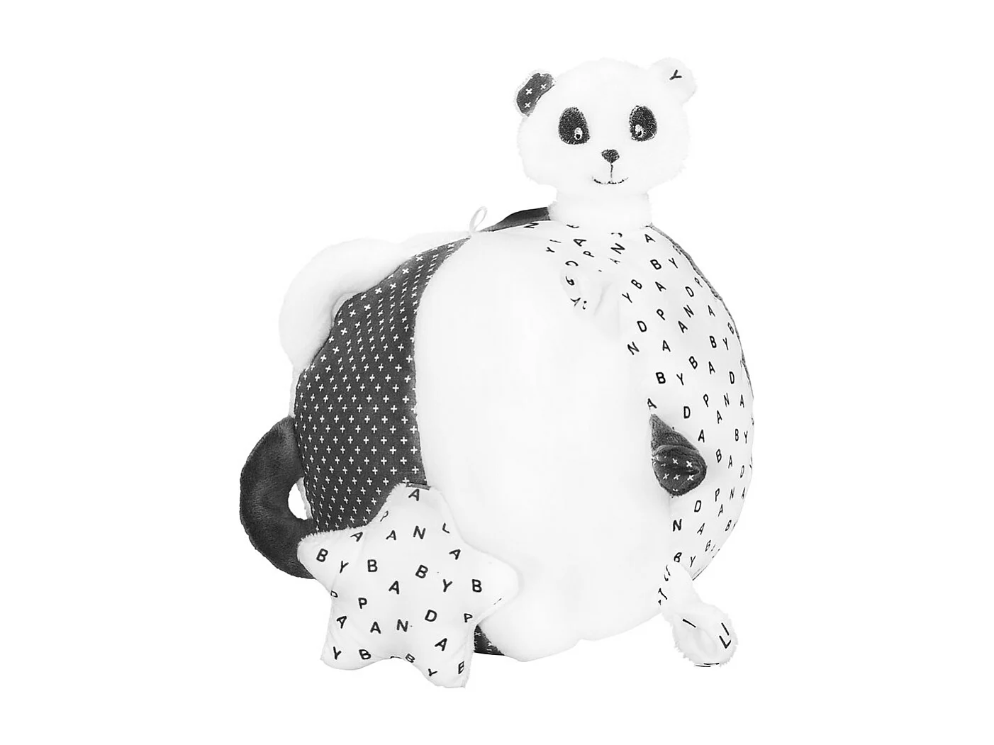 Pelota de actividades de terciopelo