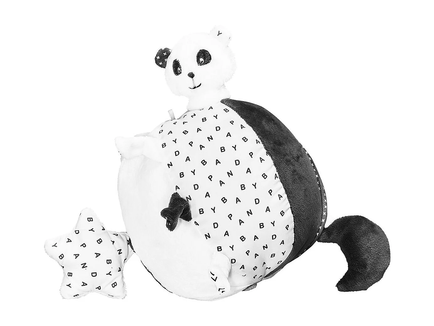 Pelota de actividades de terciopelo