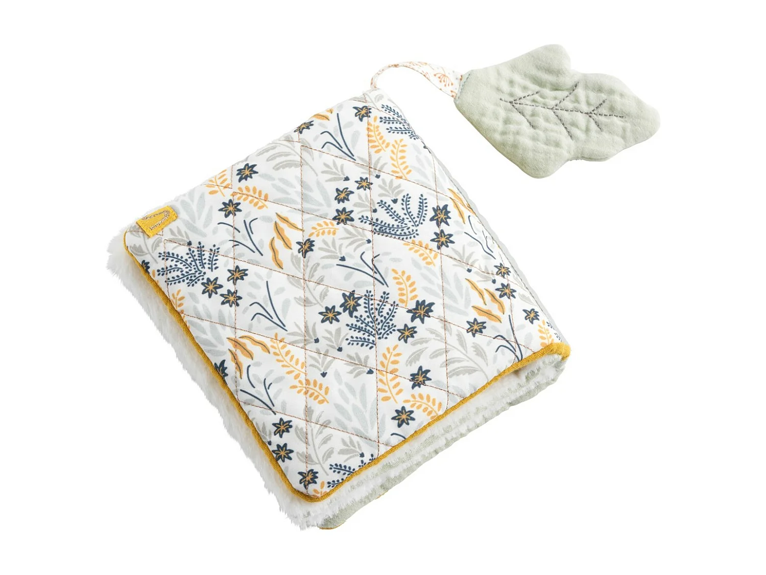 Libro de aprendizaje temprano en poliéster amarillo oscuro