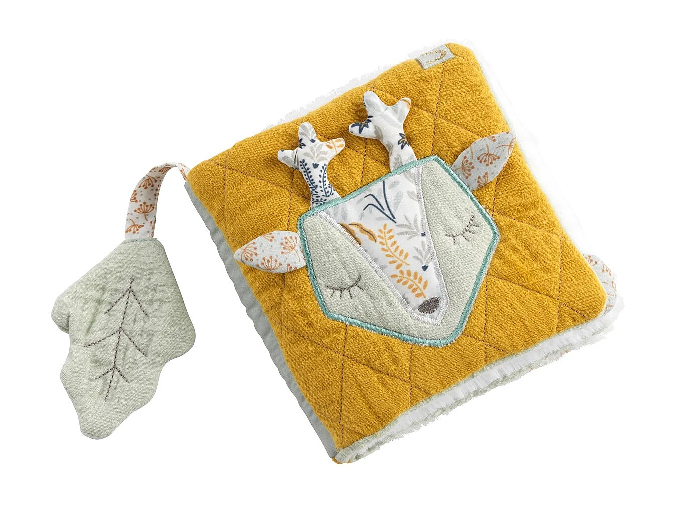 Libro de aprendizaje temprano en poliéster amarillo oscuro