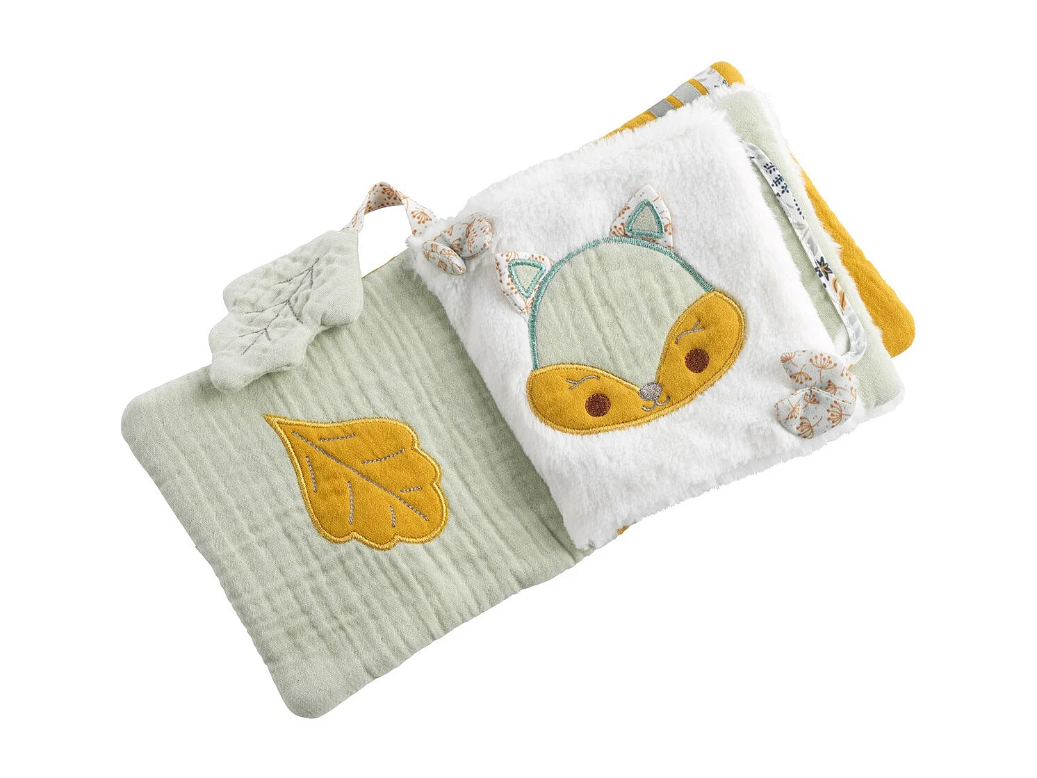 Libro de aprendizaje temprano en poliéster amarillo oscuro