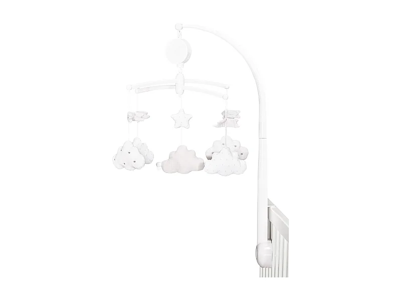 Móvil musical de terciopelo