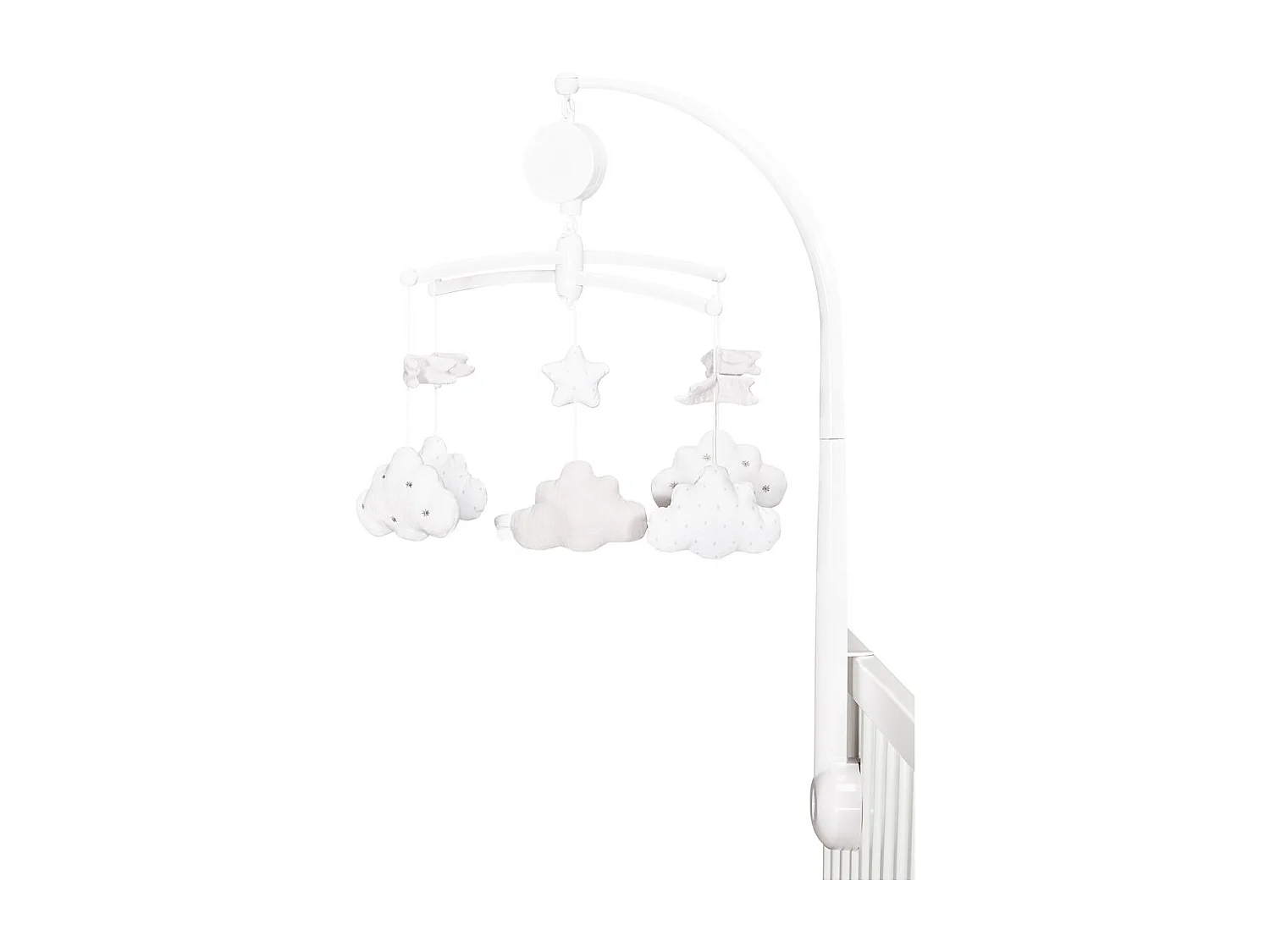 Móvil musical de terciopelo