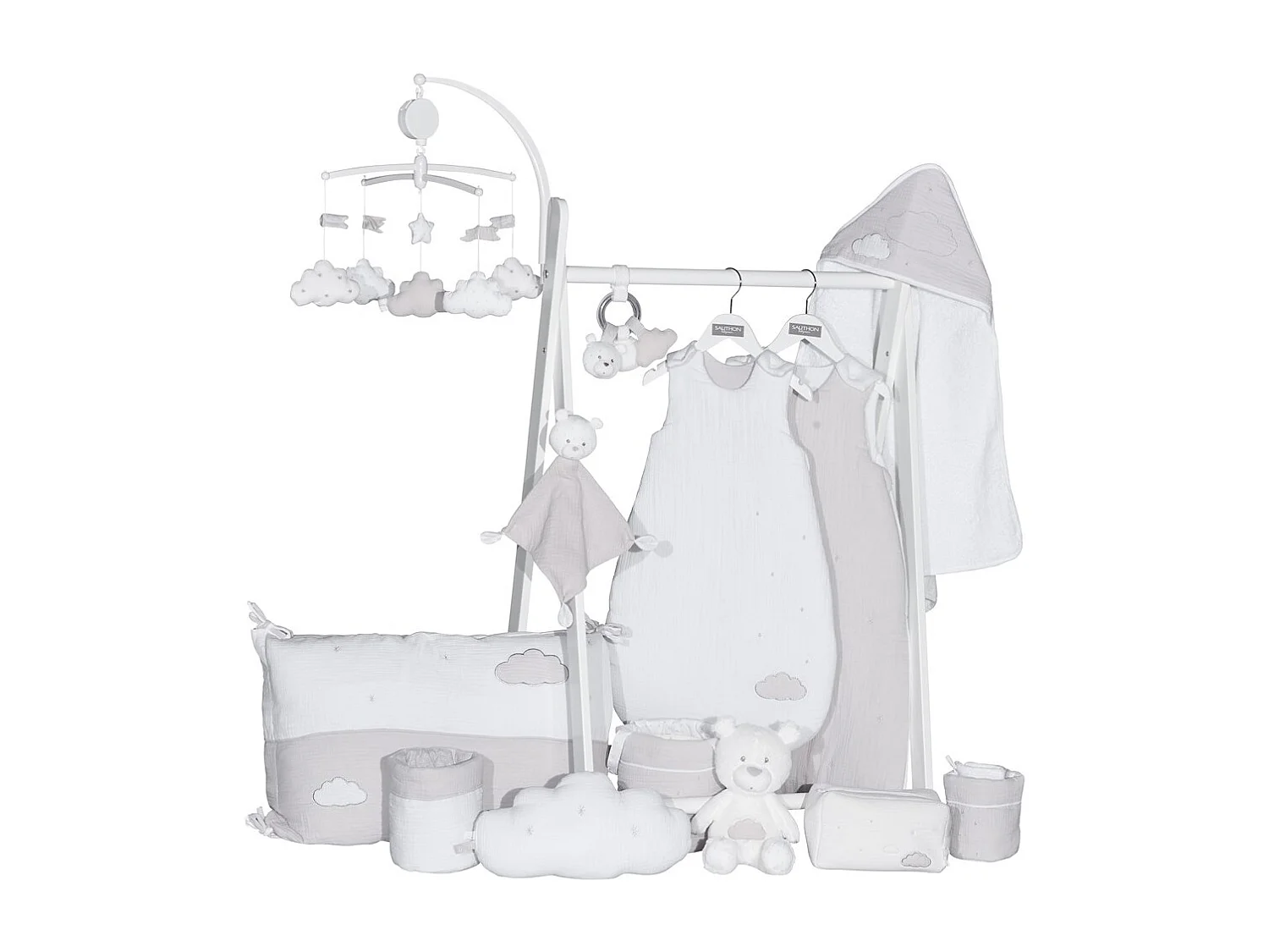 Móvil musical de terciopelo