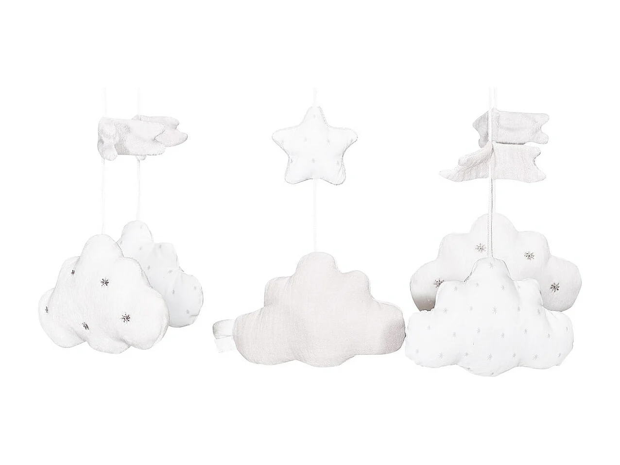 Mobile musical en velours LILY - Sauthon