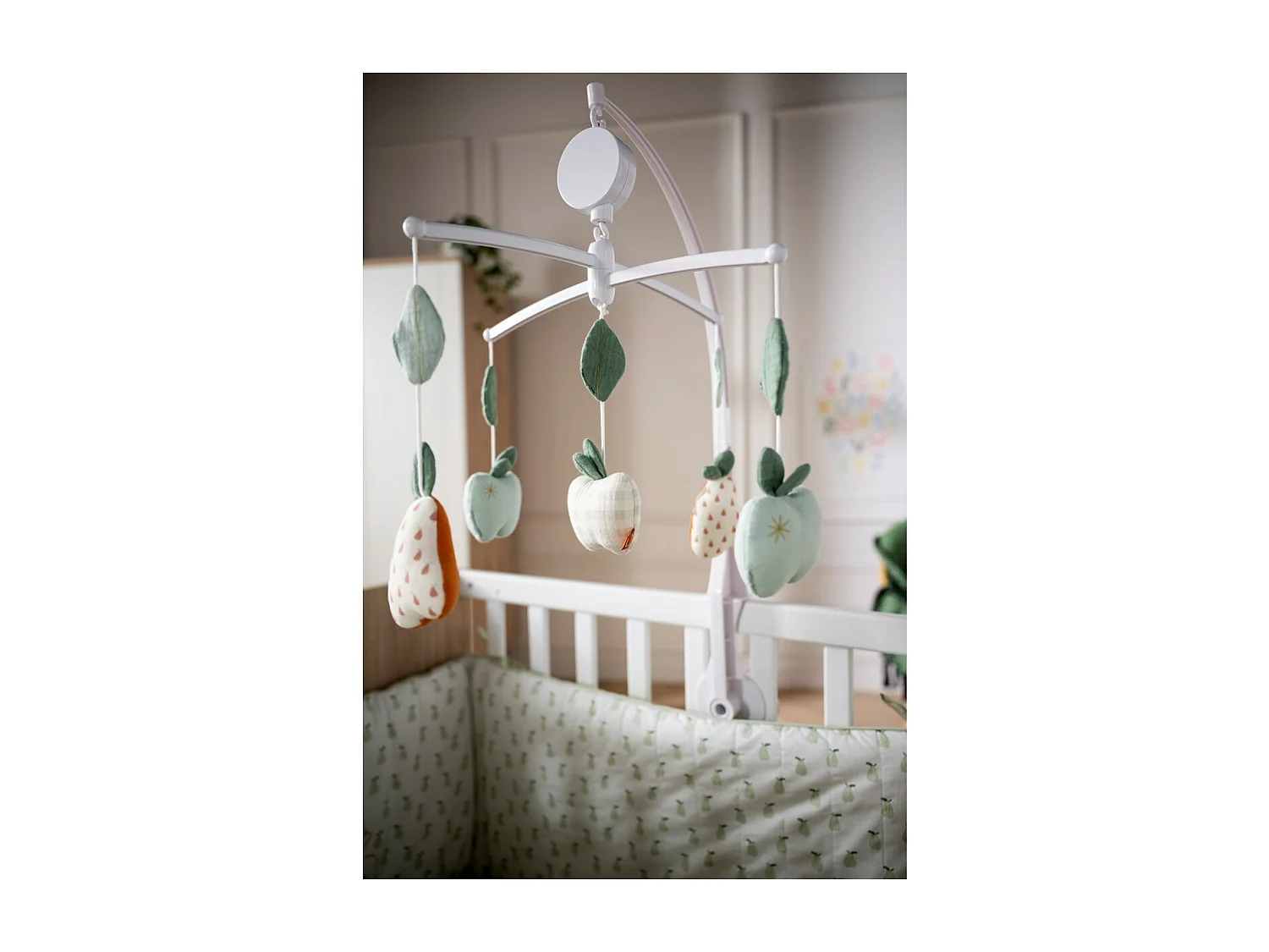 Mobile musical en coton BOTANICA - Sauthon