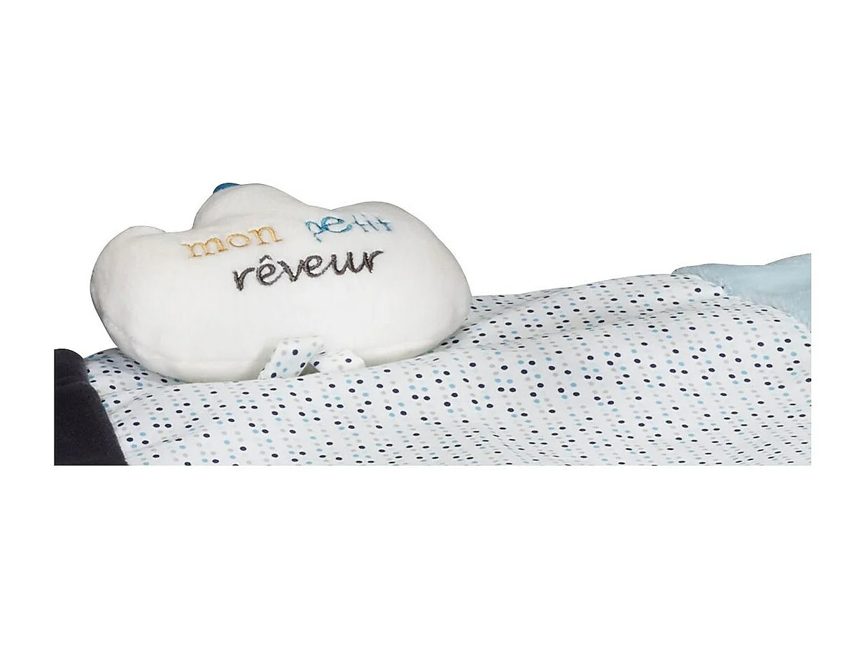 Alfombra de terciopelo azul 75 cm