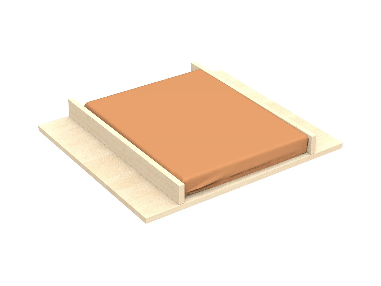 Plan à langer pour commode jusqu'à 15 kg NATURE - Sauthon